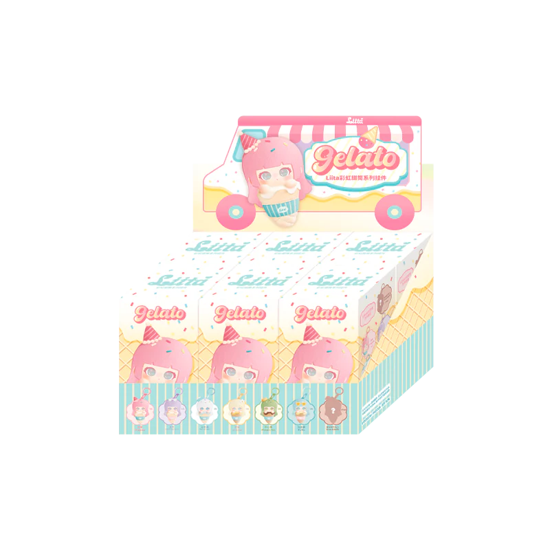 Liita Rainbow Cone Series Plush Keychain - Image 12